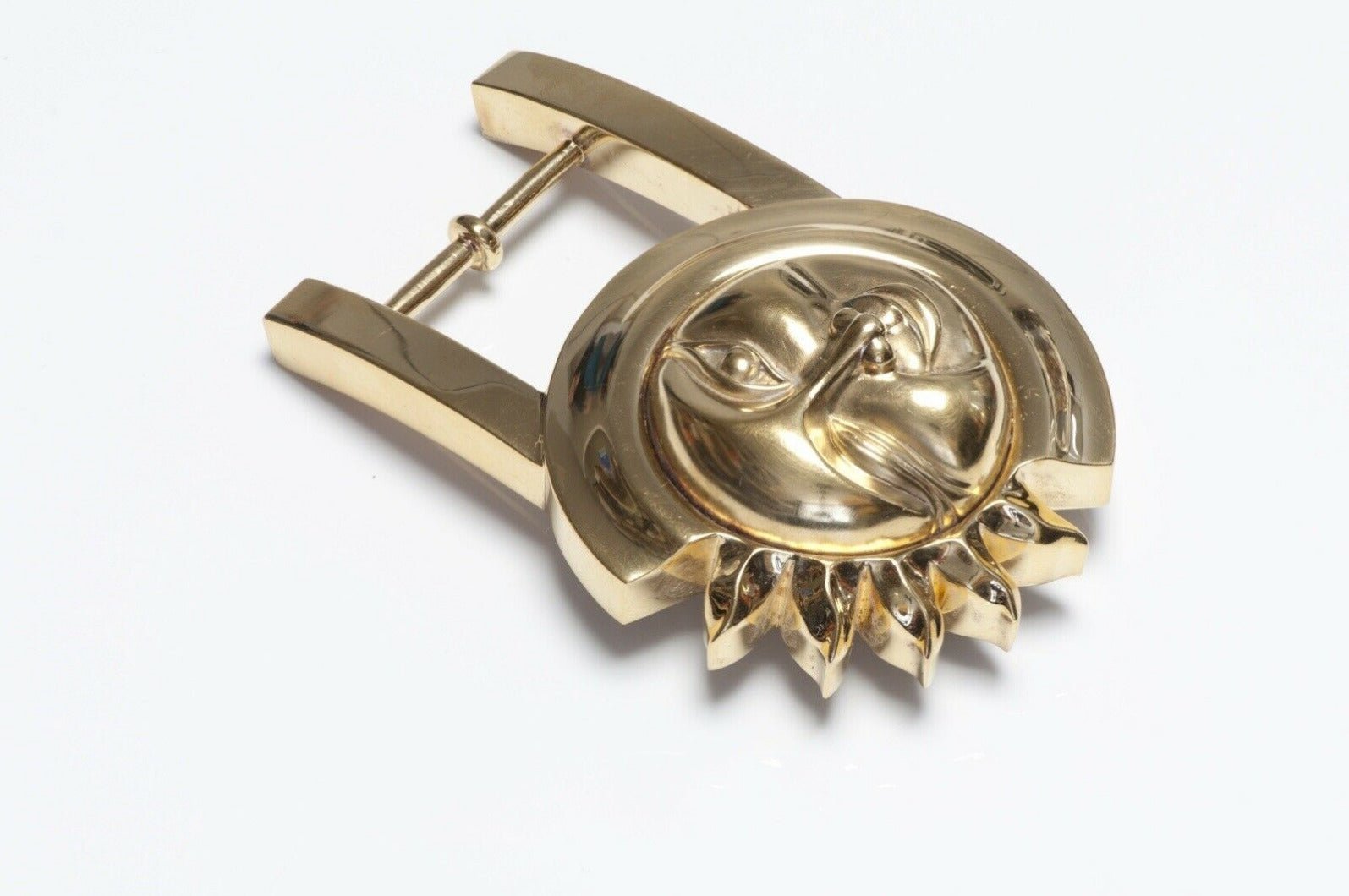 Vintage Barry Kieselstein-Cord Sterling Silver Sun Belt Buckle