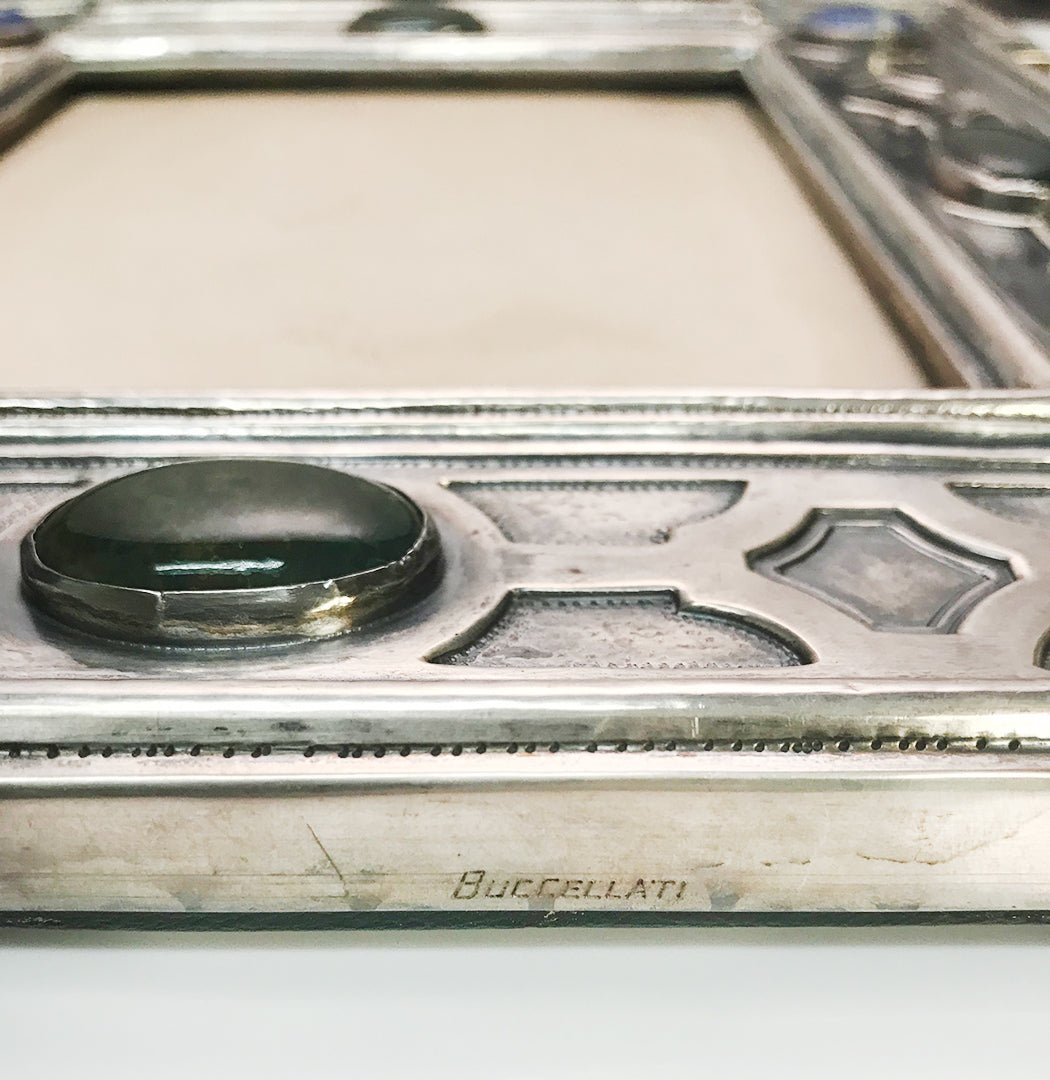 Vintage Buccellati Silver Large 12 Inch Picture Frame