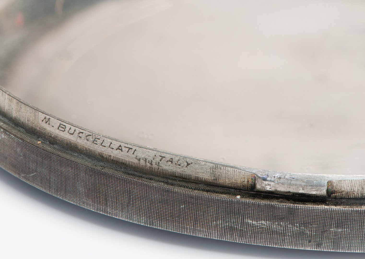 Vintage Buccellati Silver Oval Box