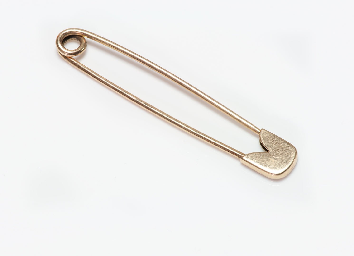 Vintage Cartier 14K Gold Safety Pin