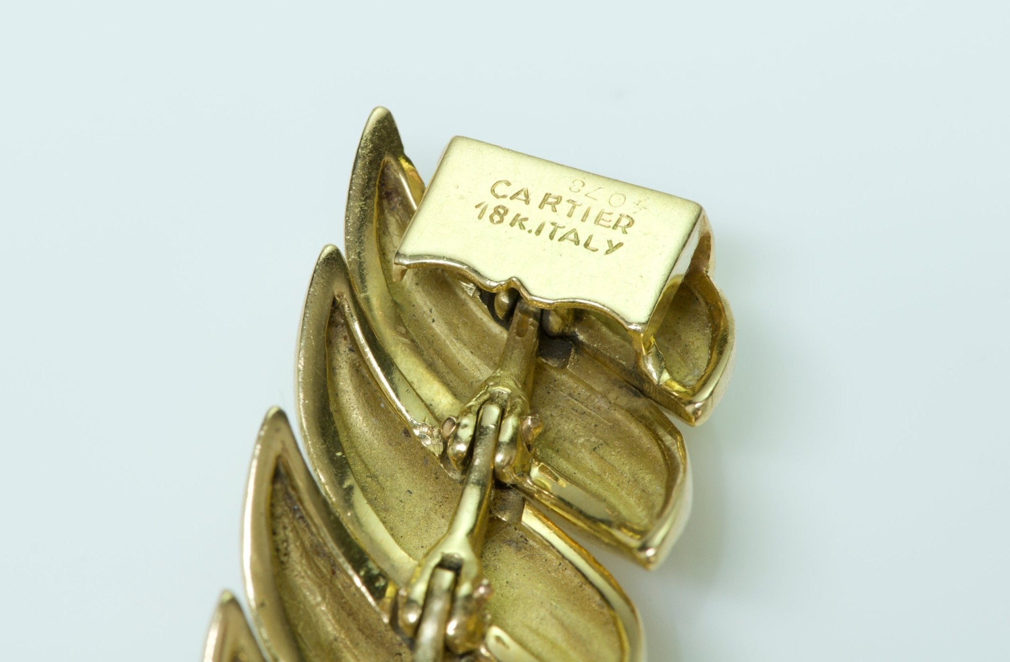 Vintage Cartier 18K Yellow Gold Bracelet