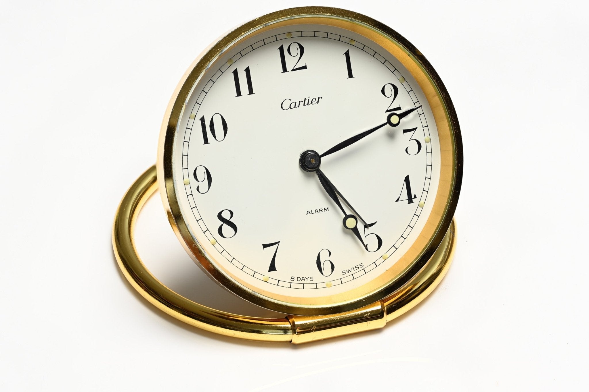 Vintage Cartier 8 Days Alarm Clock