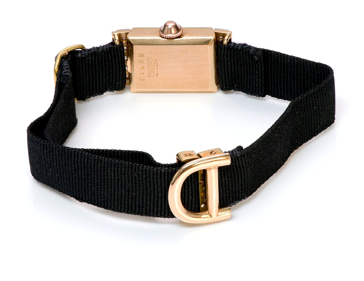 Vintage Cartier Diamond 18K Yellow Gold Ladies Watch