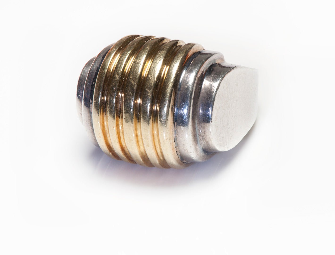 Vintage Cartier Gold Silver Ring