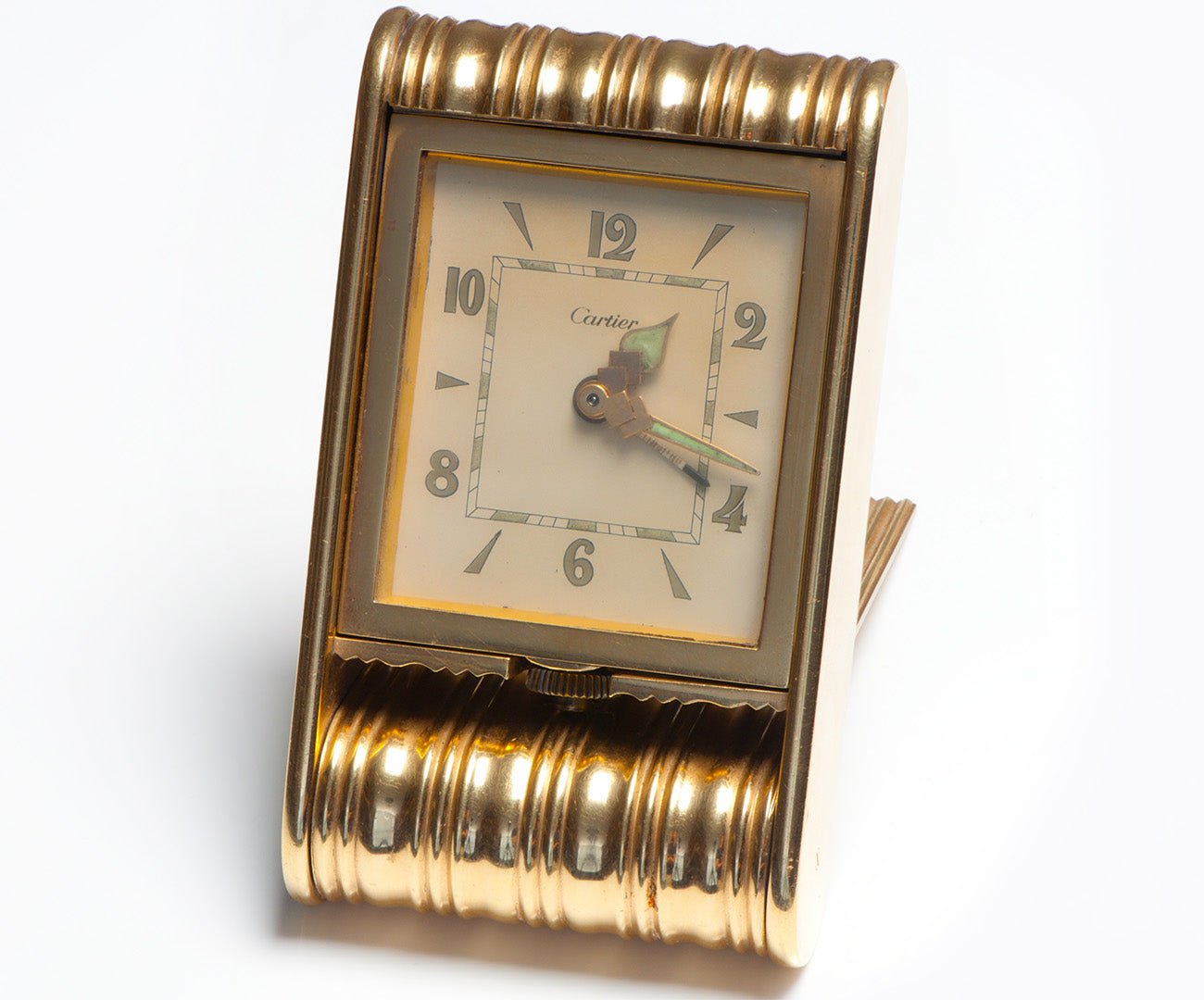 Vintage Cartier Gold Travel Clock