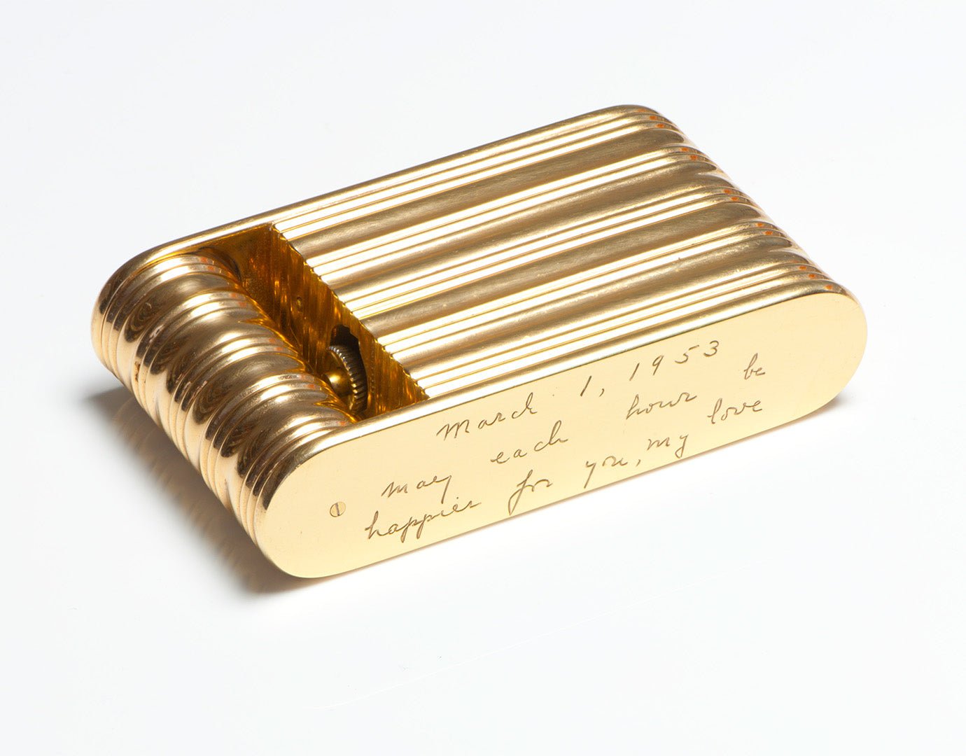 Vintage Cartier Gold Travel Clock