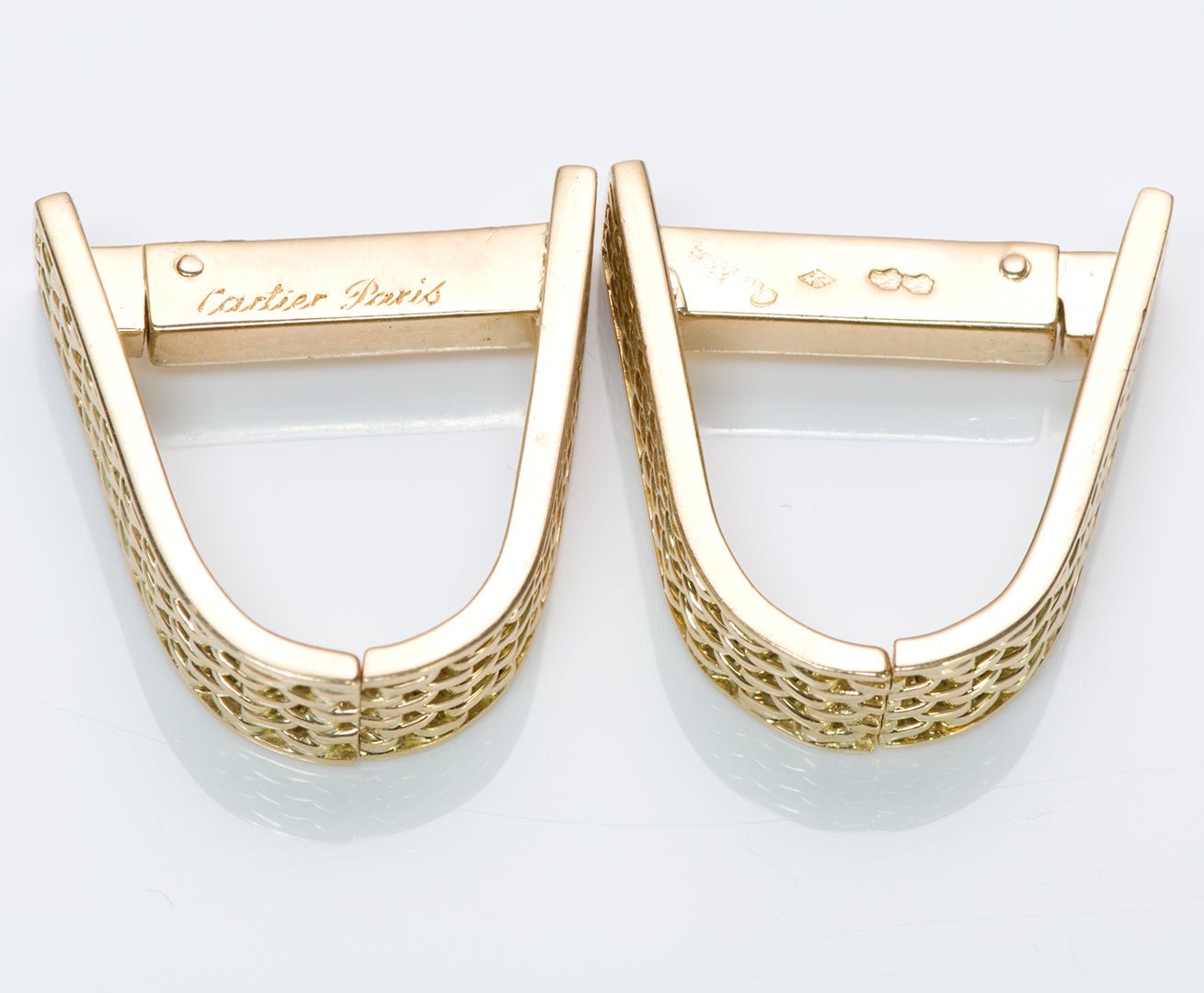 Vintage Cartier Paris 18K Gold Cufflinks