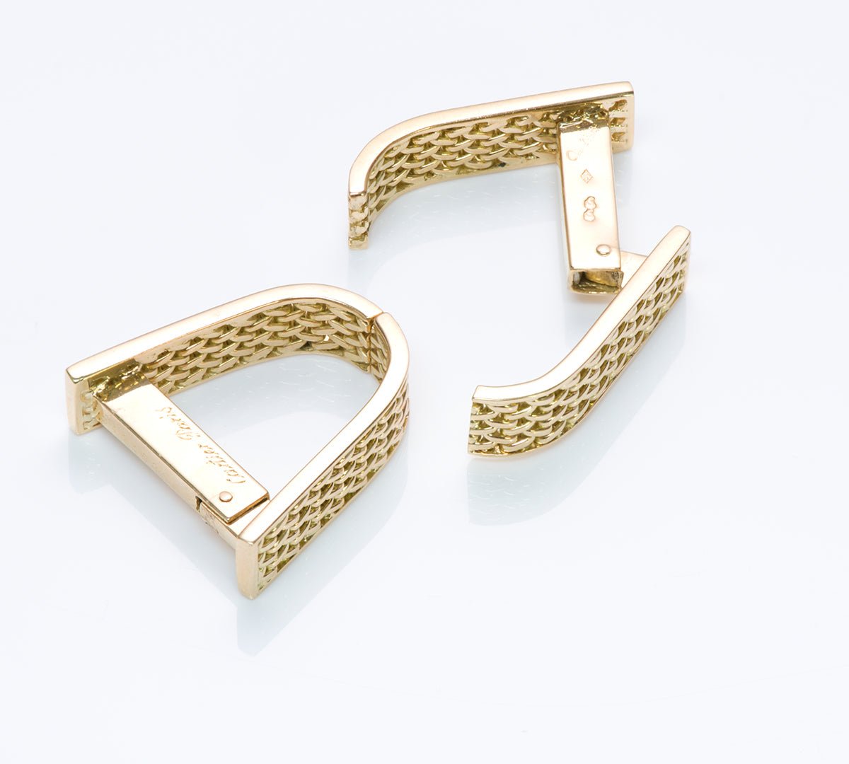 Vintage Cartier Paris 18K Gold Cufflinks