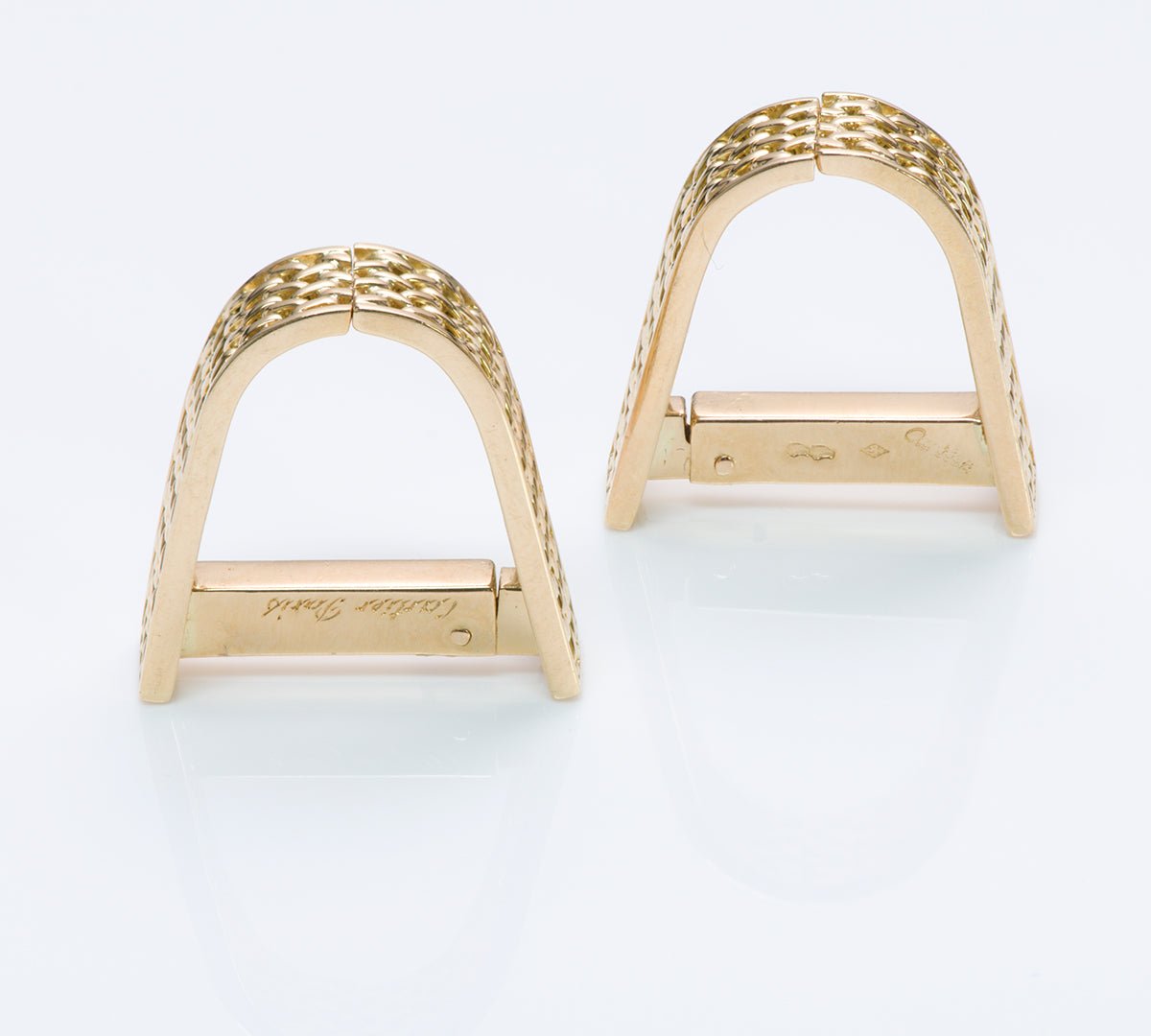Vintage Cartier Paris 18K Gold Cufflinks