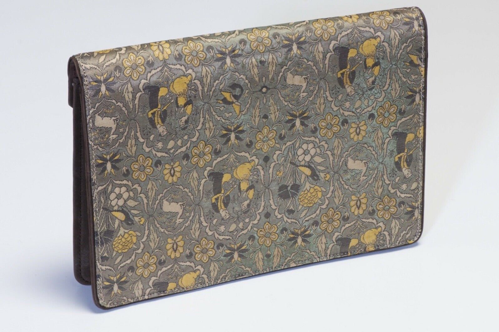 Vintage Cartier Paris Art Deco Style Brocade Silk Bag