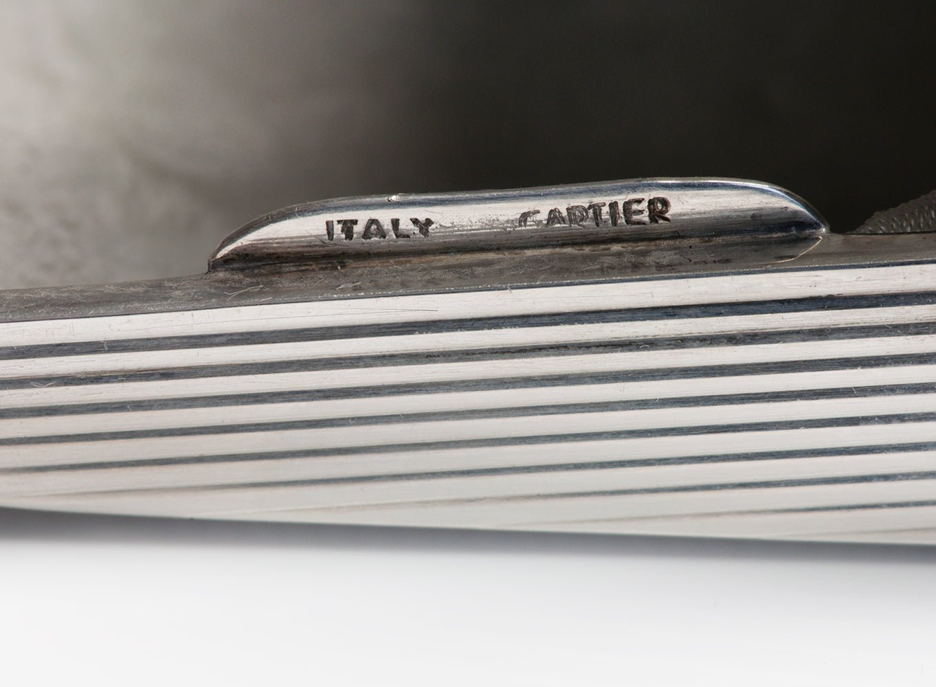 Vintage Cartier Sterling Silver Minaudiere Bag