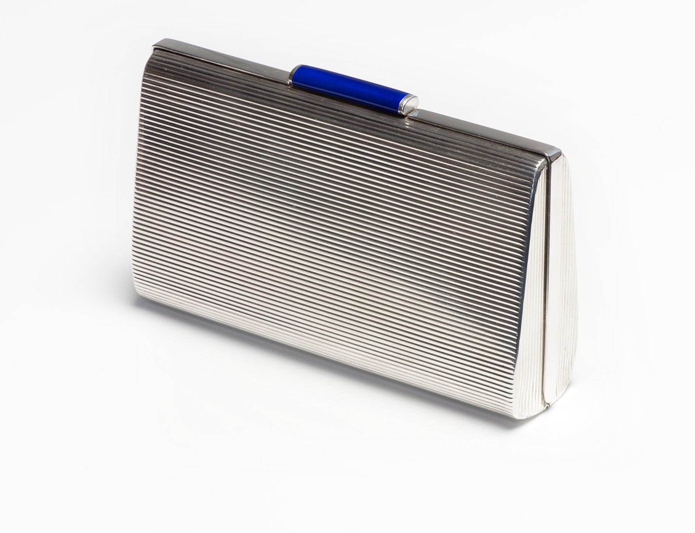 Vintage Cartier Sterling Silver Minaudiere Bag