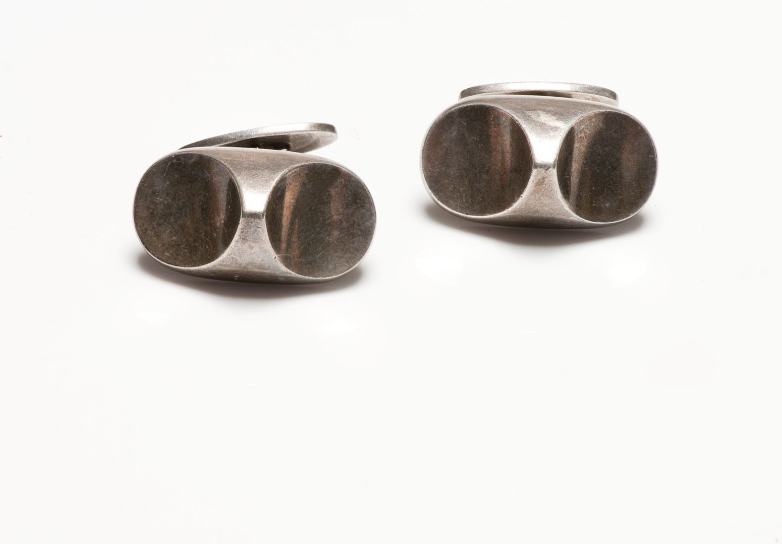 Vintage Georg Jensen Large Silver Cufflinks