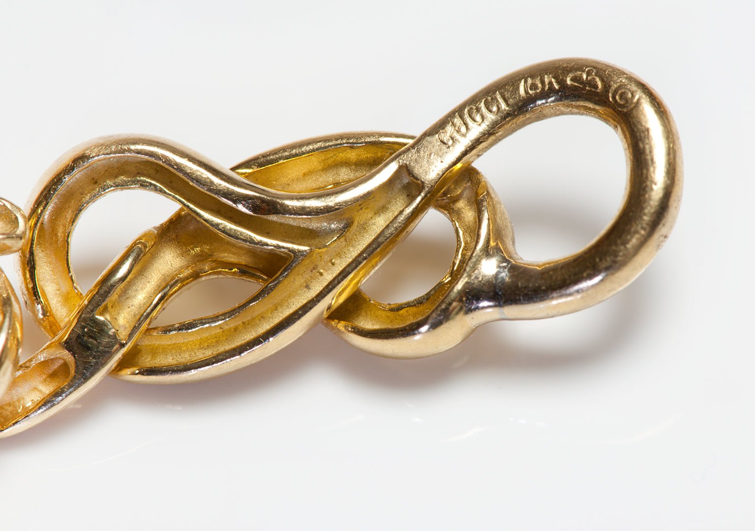 Vintage Gucci 18K Yellow Gold Necklace