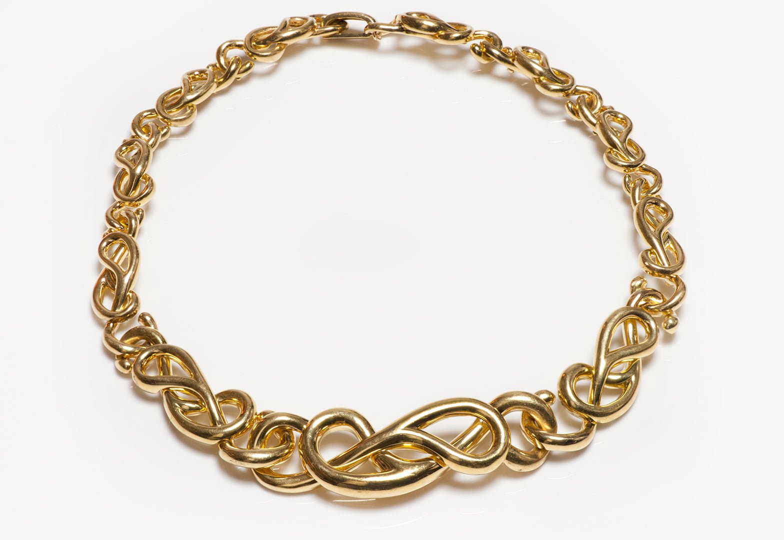 Vintage Gucci 18K Yellow Gold Necklace