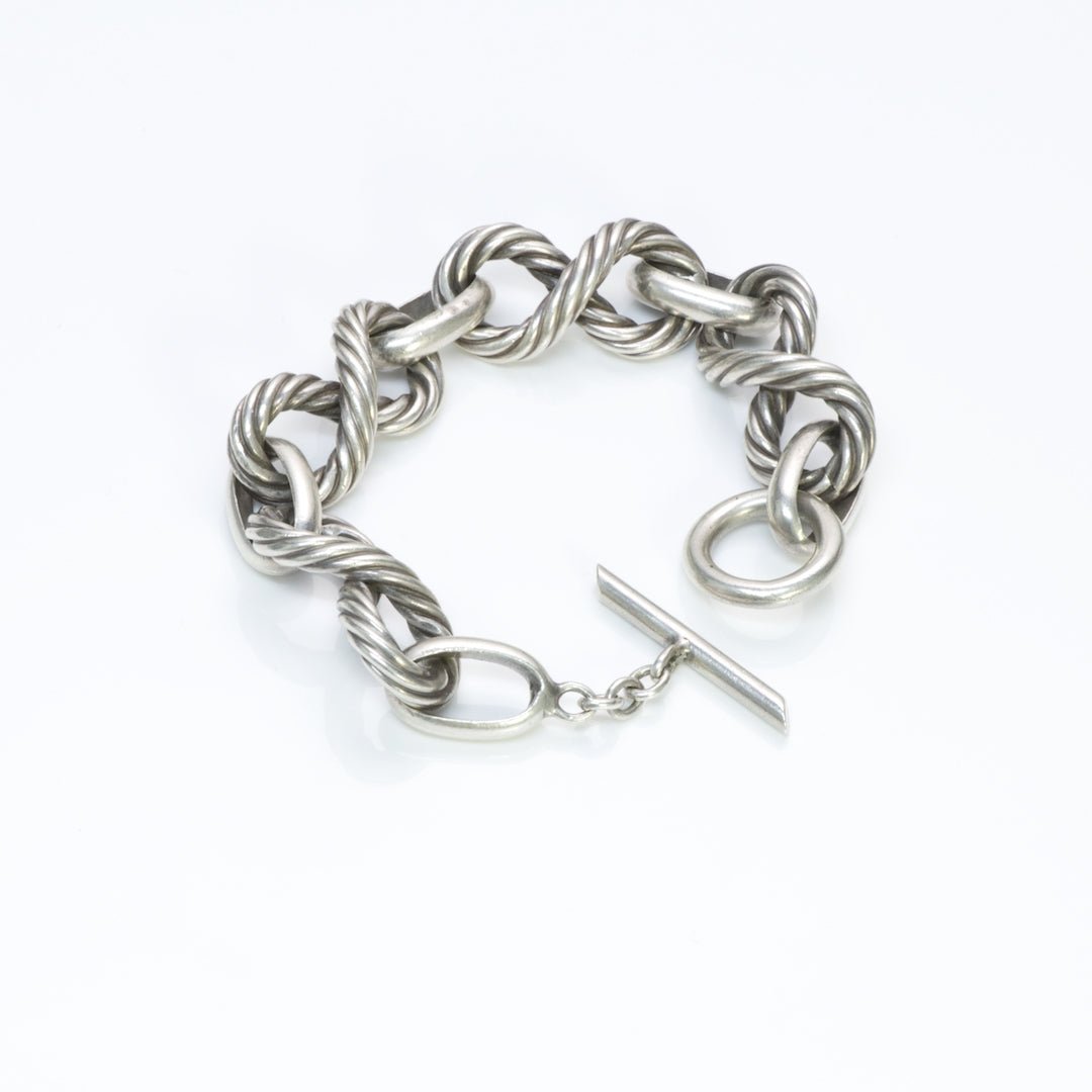 Vintage Gucci Sterling Silver Bracelet