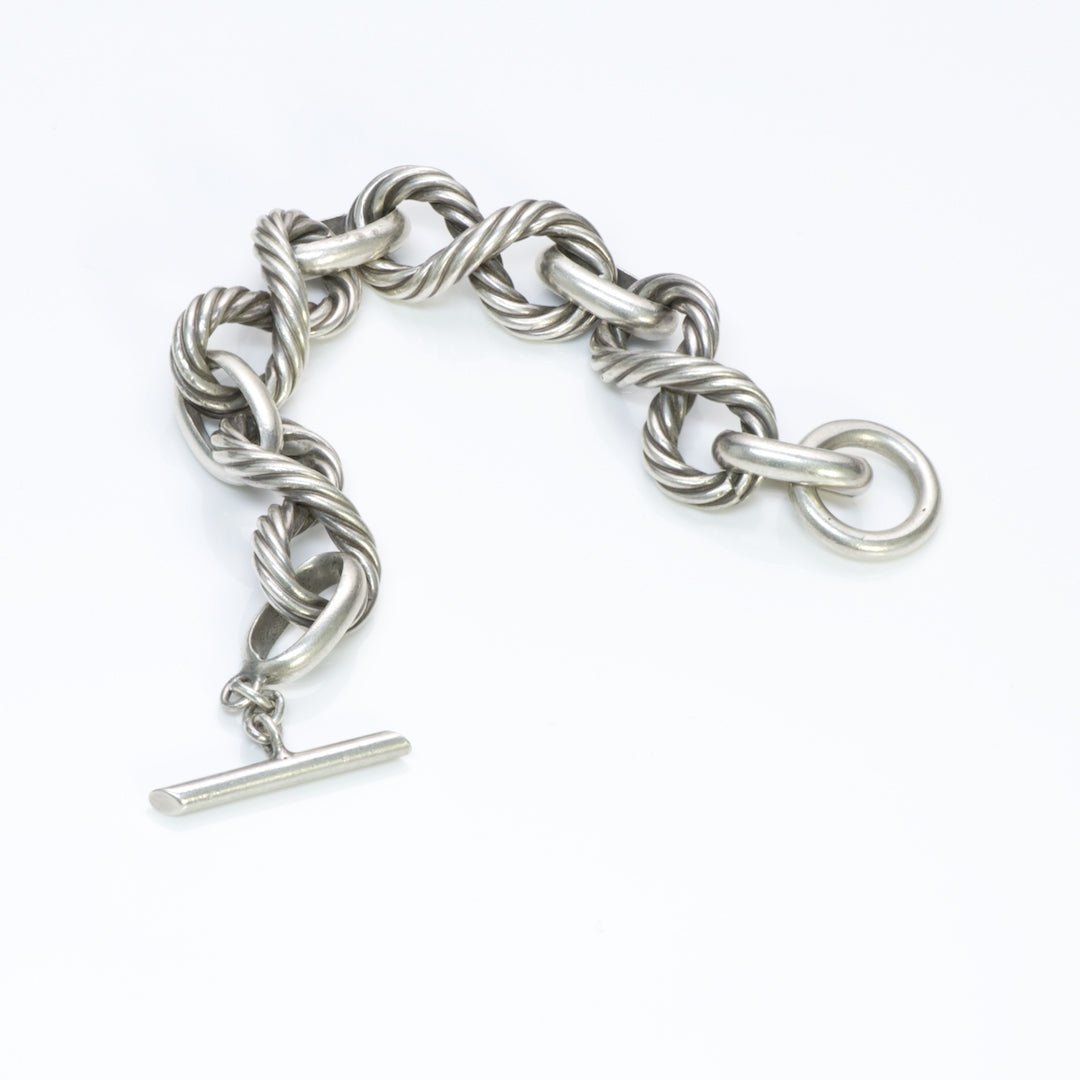 Vintage Gucci Sterling Silver Bracelet