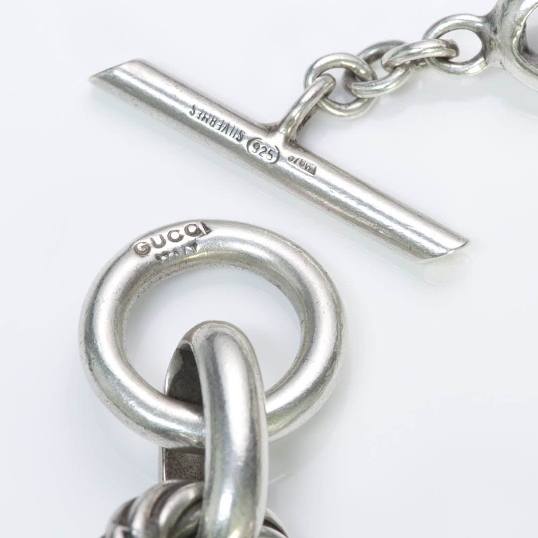 Vintage Gucci Sterling Silver Bracelet