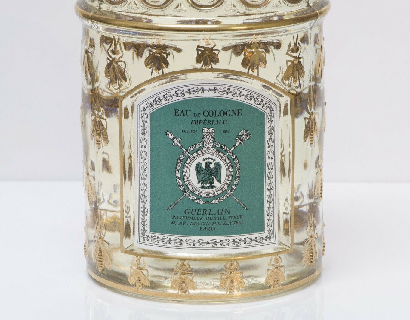 Vintage GUERLAIN Paris Eau de Cologne Imperiale No 713 Perfume 34OZ 1000ML