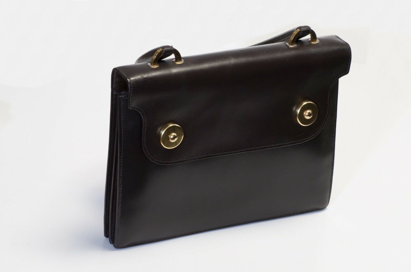Vintage HERMES Paris 1965 Brown Leather Women’s “Piano” Bag