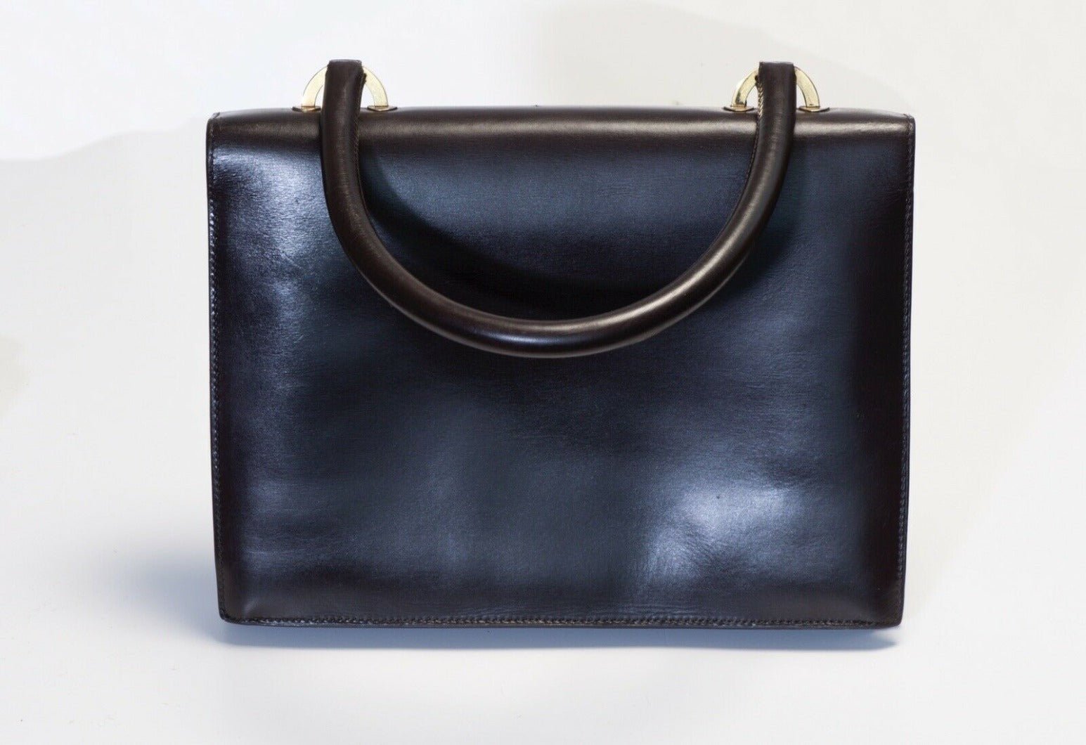 Vintage HERMES Paris 1965 Brown Leather Women’s “Piano” Bag