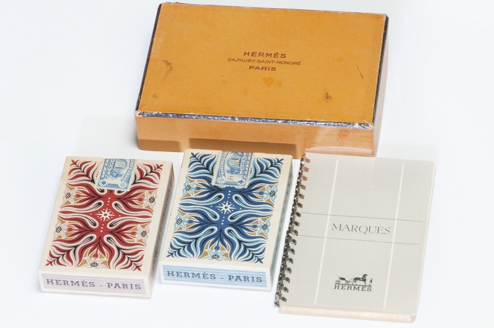 Vintage HERMES Paris Playing Cards Set