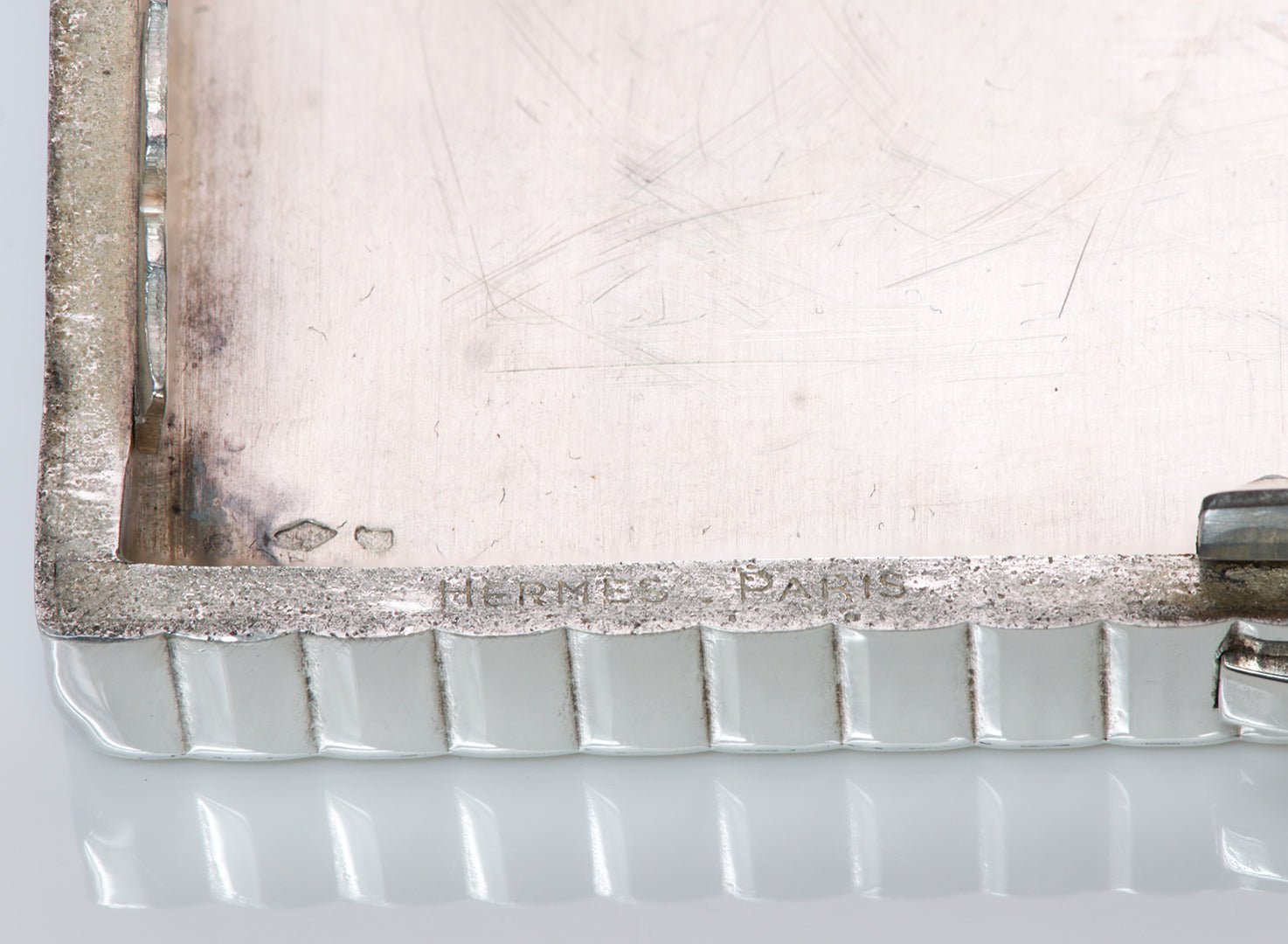 Vintage Hermès Silver Compact