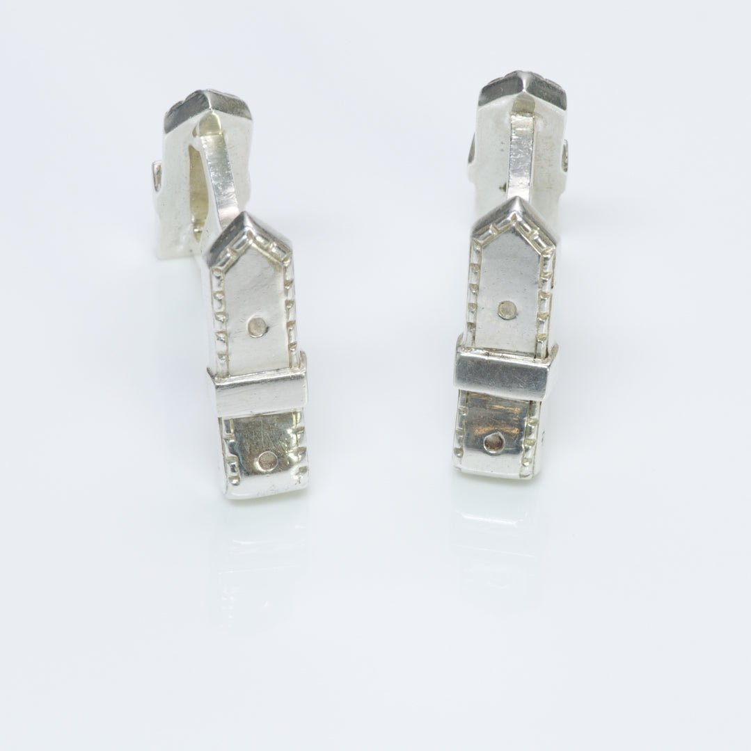 Vintage Hermès Silver Cufflinks
