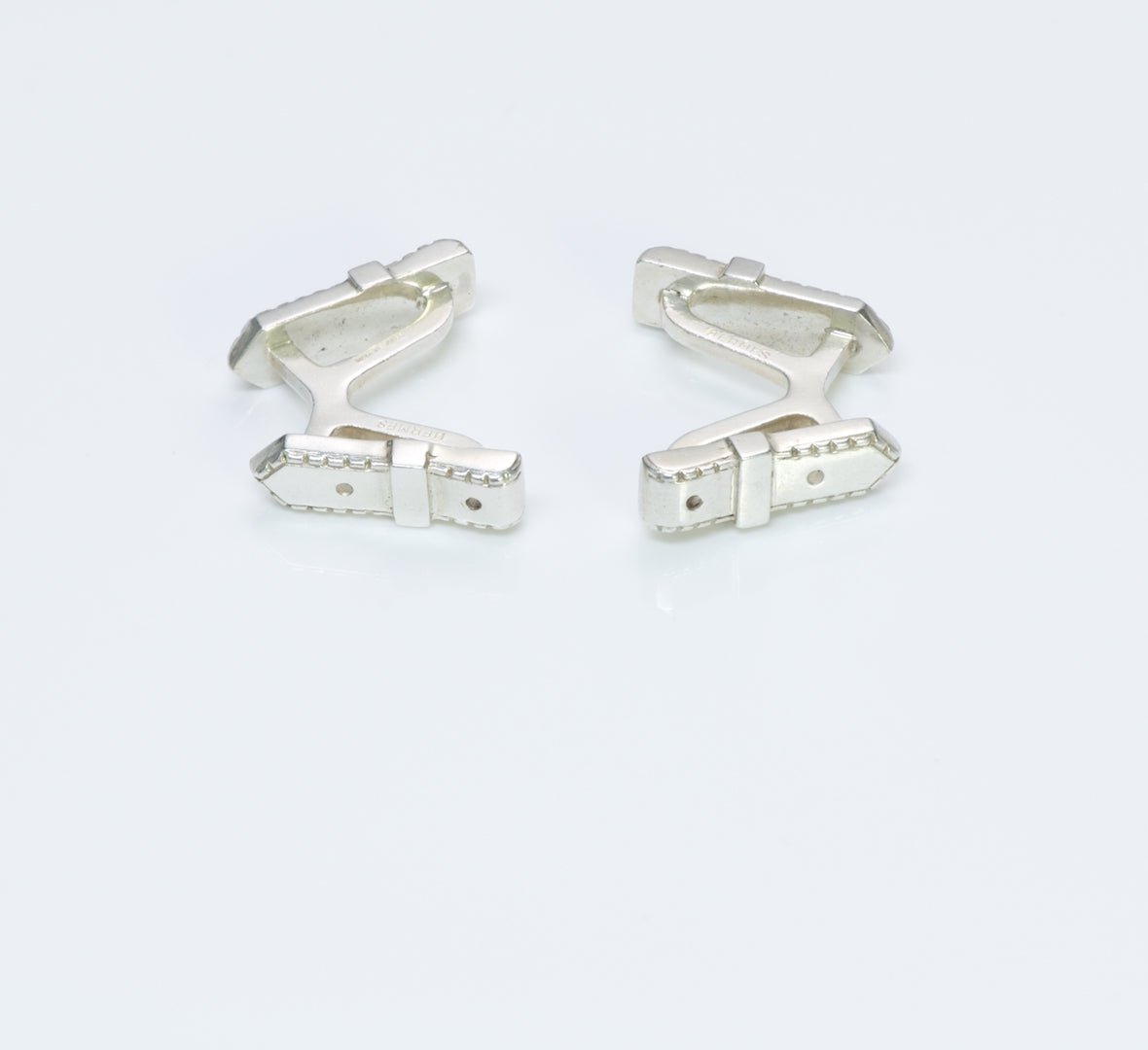 Vintage Hermès Silver Cufflinks