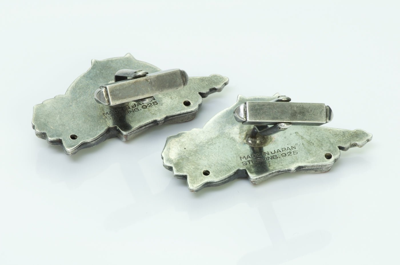 Vintage Japanese Silver Cufflinks