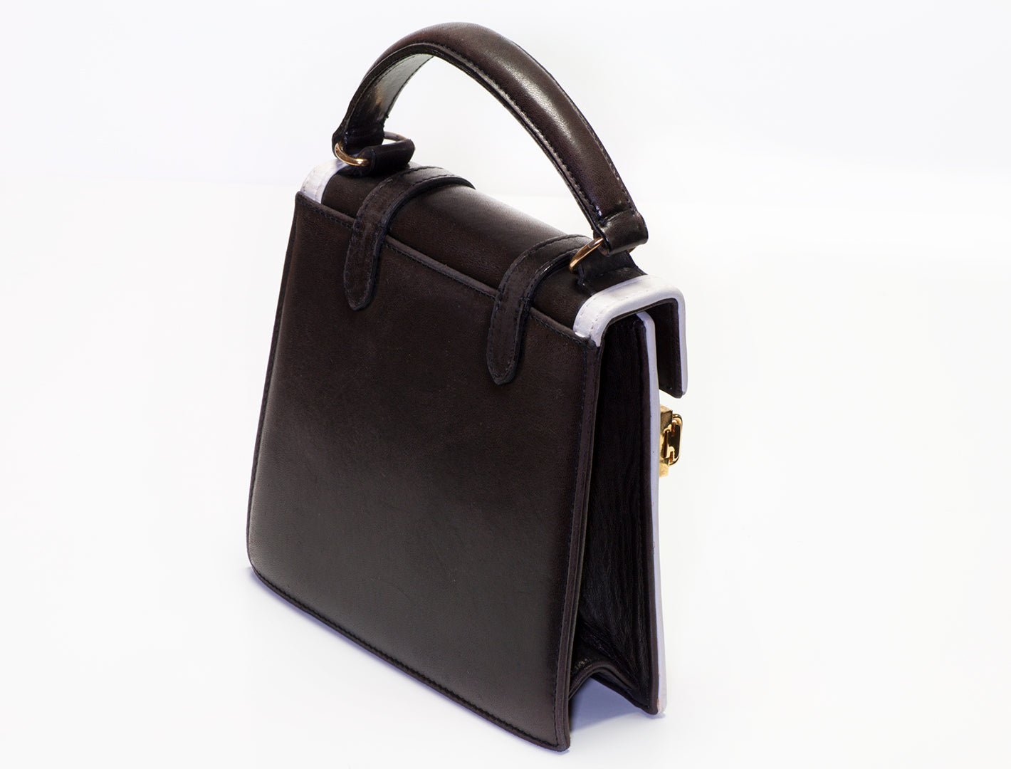 Vintage Jean-Claude Jitrois Brown Leather Mini Bag