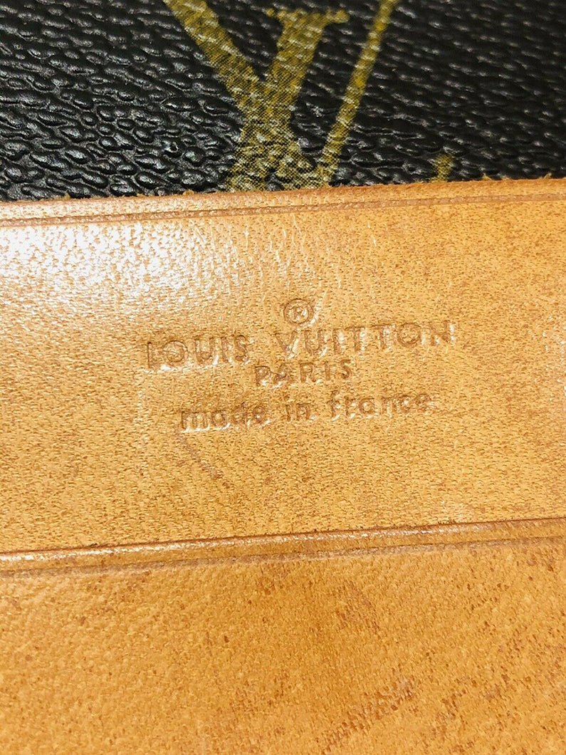 Vintage Louis Vuitton Brown Monogram Fold Over Organizer Crossbody Bag