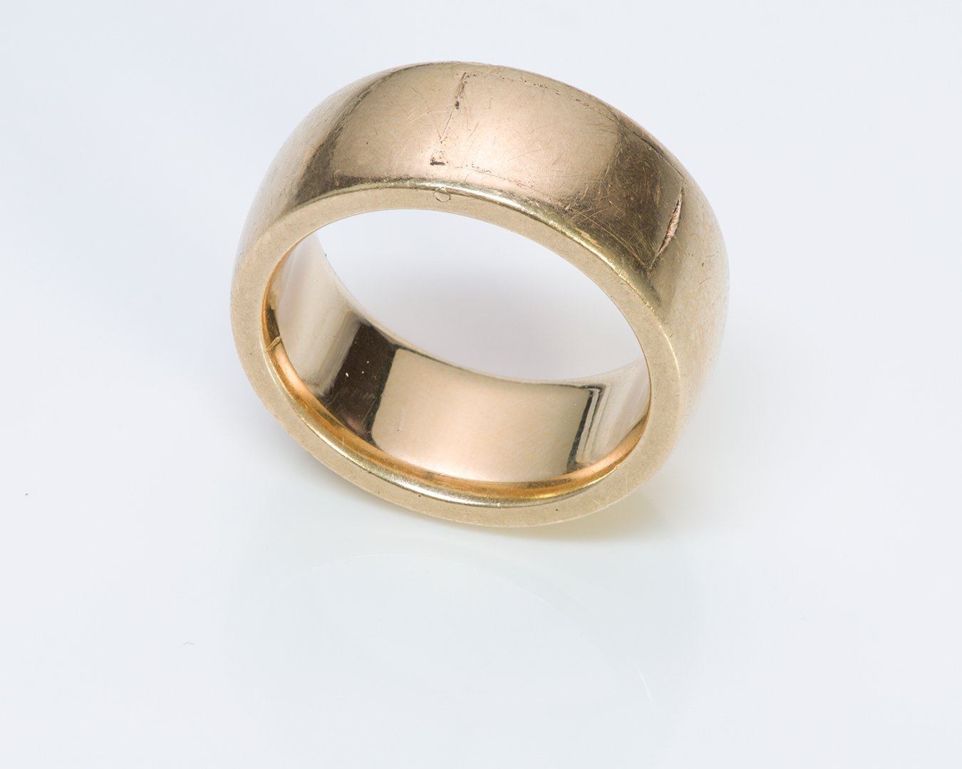 Vintage Men's Gold Poison Band Ring