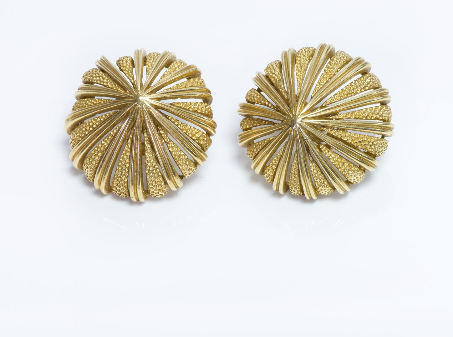 Vintage O. J. Perrin 18K Yellow Gold Earrings