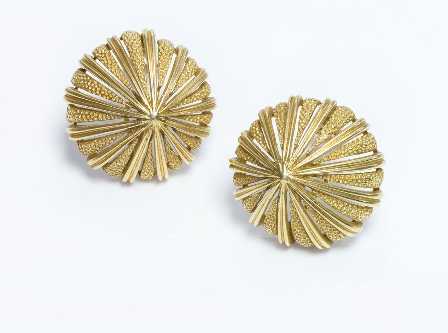 Vintage O. J. Perrin 18K Yellow Gold Earrings