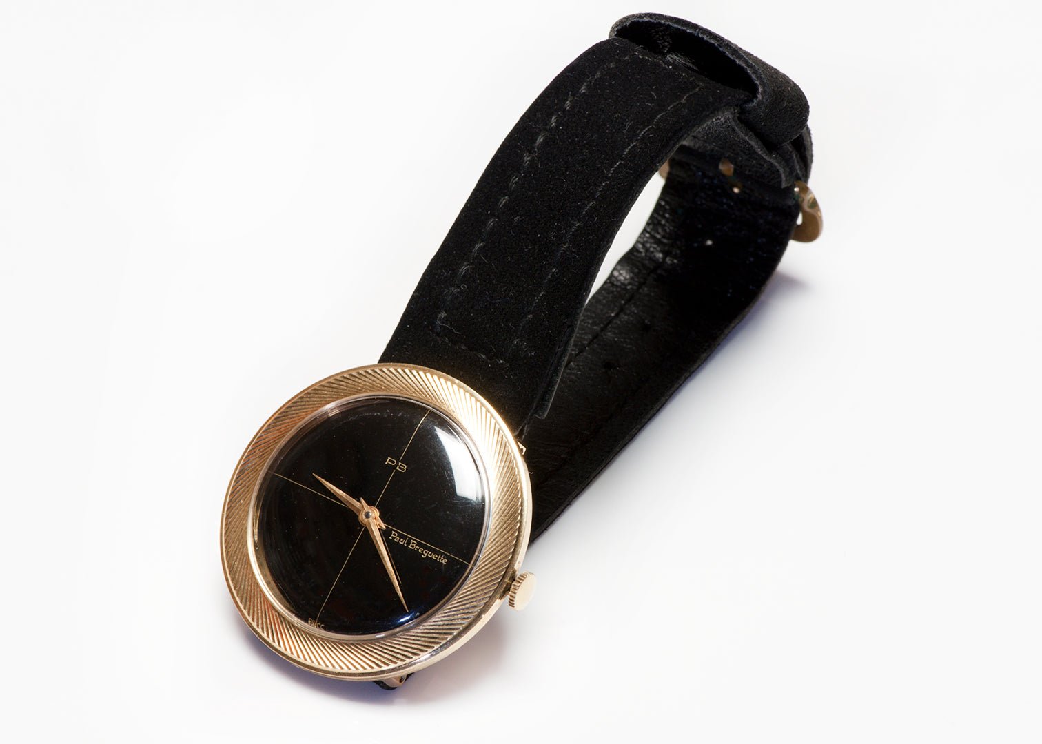 Vintage Paul Breguette Gold Men’s Wrist Watch