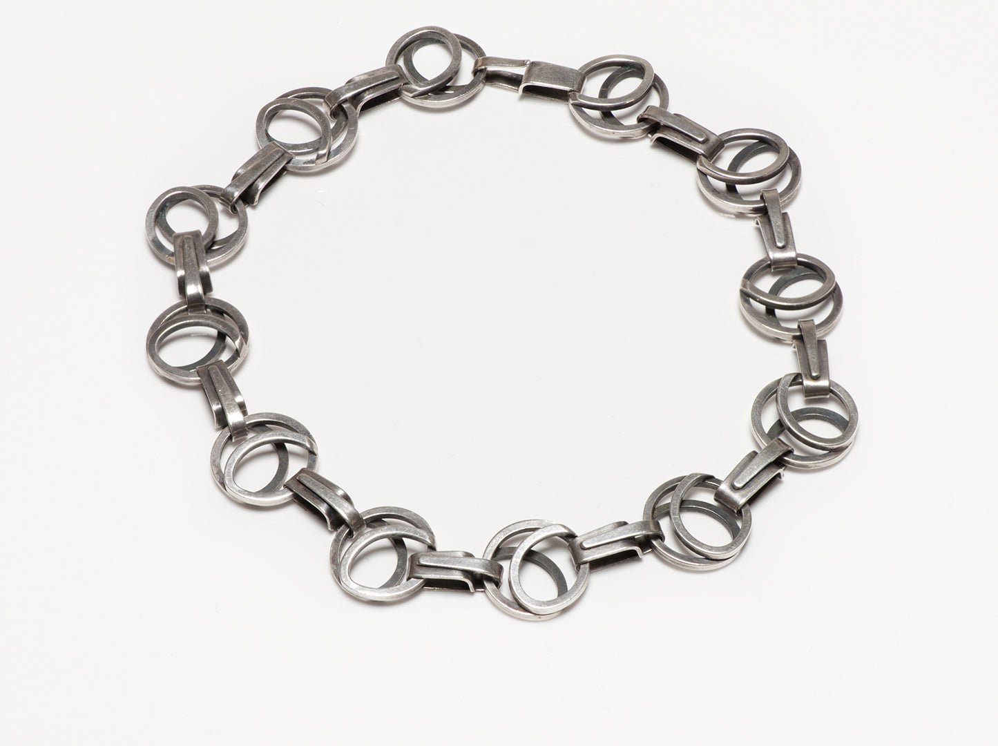 Vintage Paul Lobel Silver Necklace