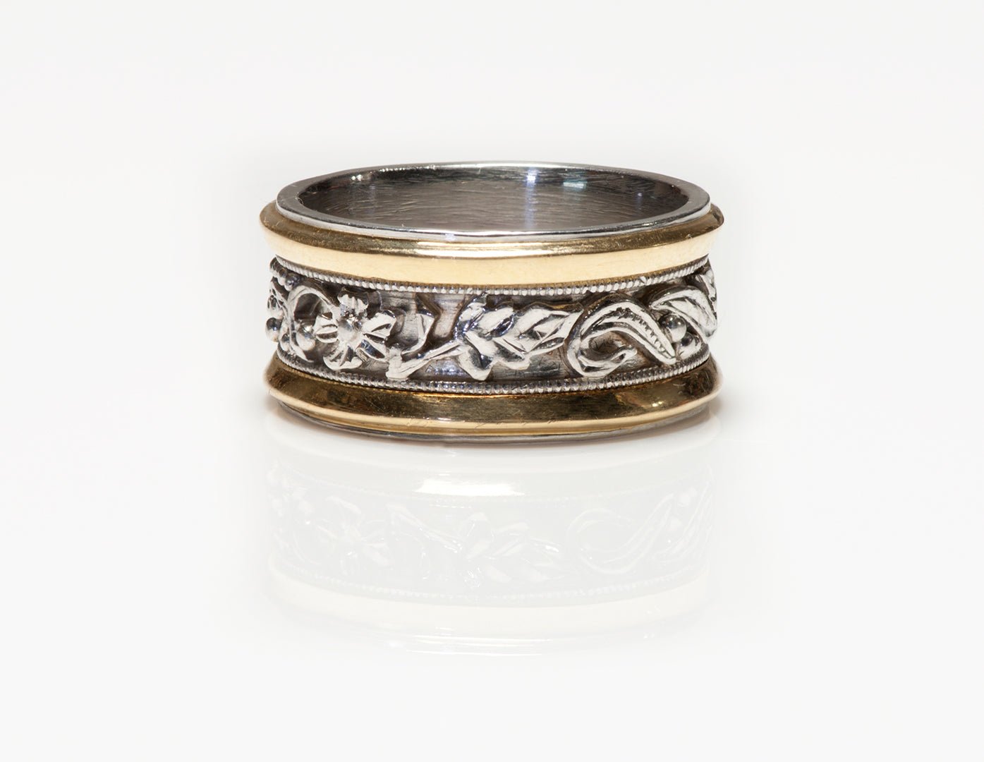 Vintage Platinum & Gold Band Ring
