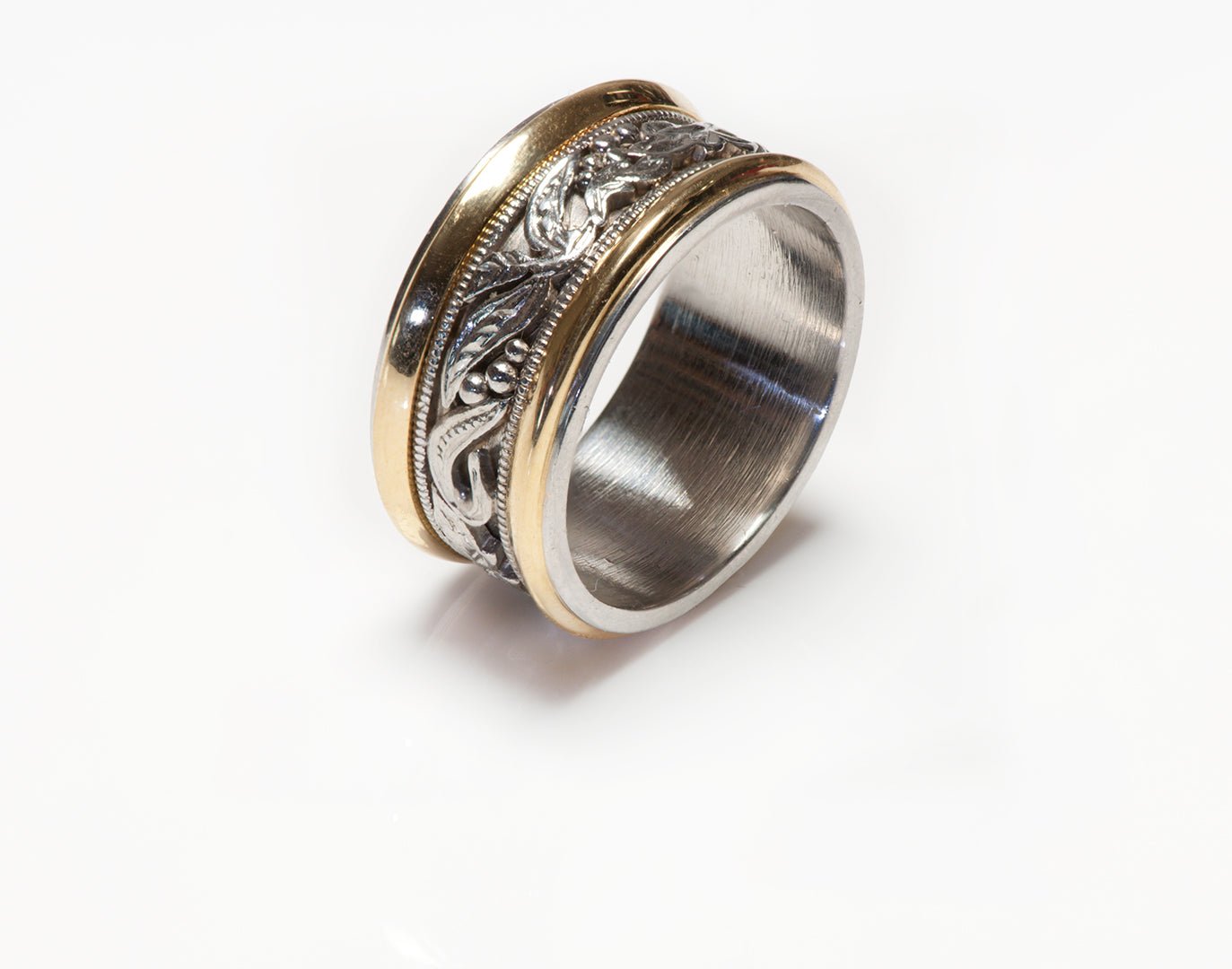 Vintage Platinum & Gold Band Ring