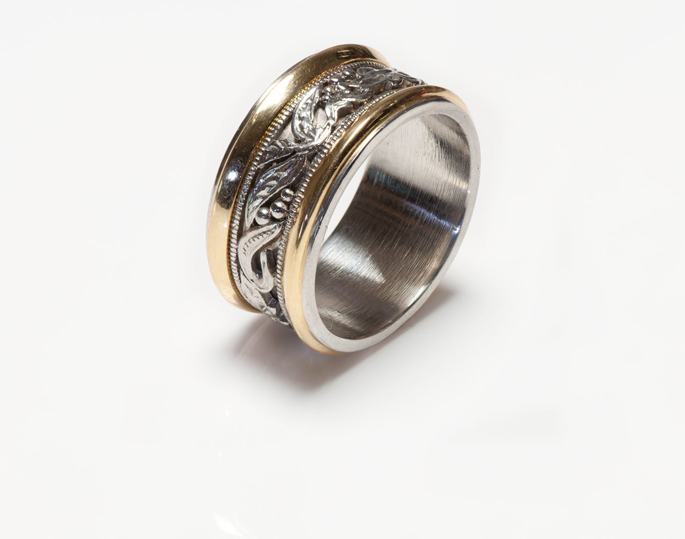 Vintage Platinum & Gold Band Ring