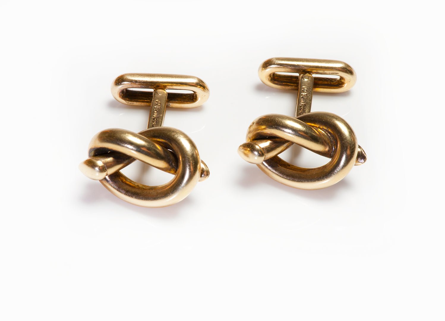 Vintage Tiffany & Co. 18K Gold Knot Cufflinks
