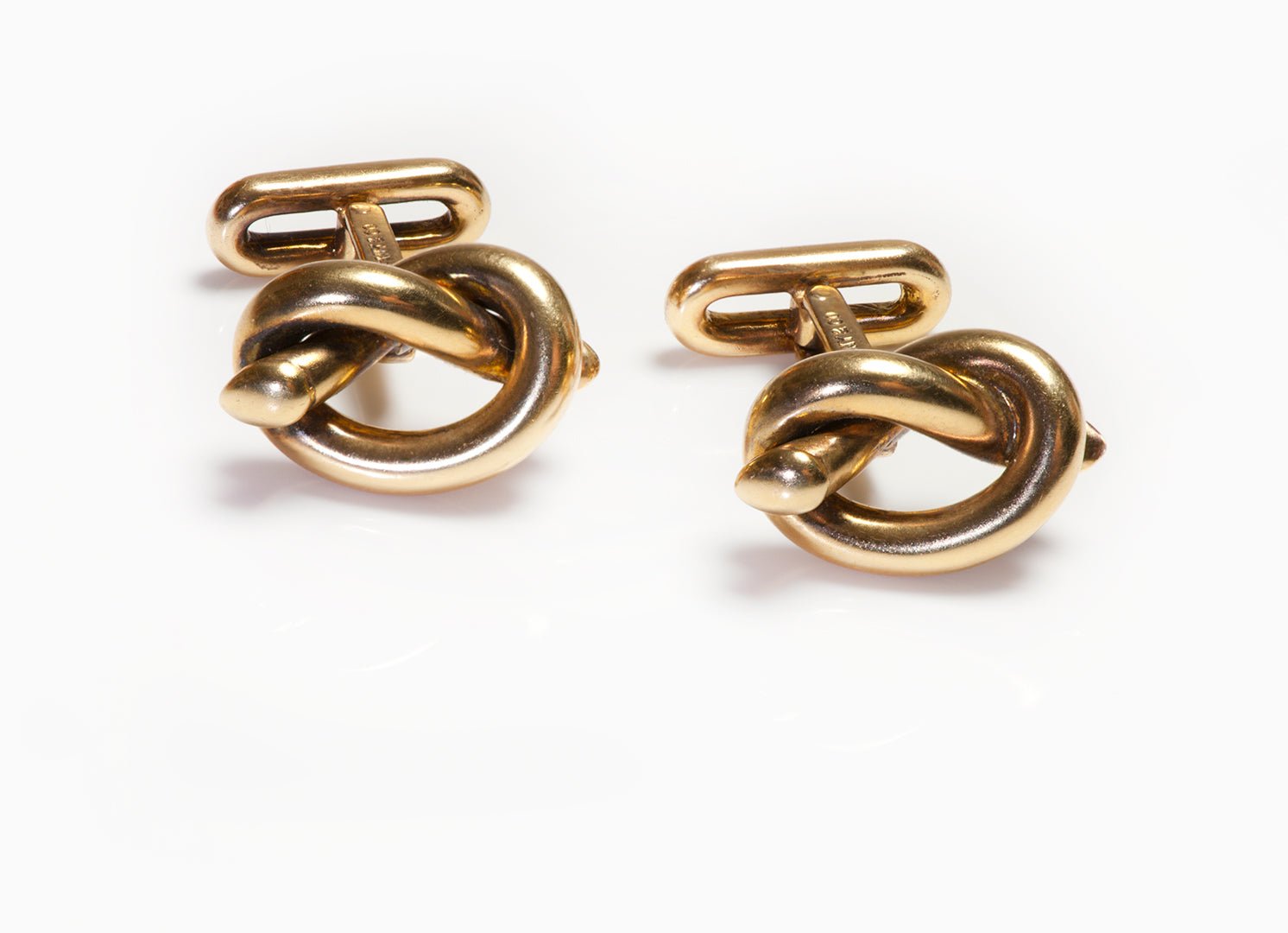 Vintage Tiffany & Co. 18K Gold Knot Cufflinks