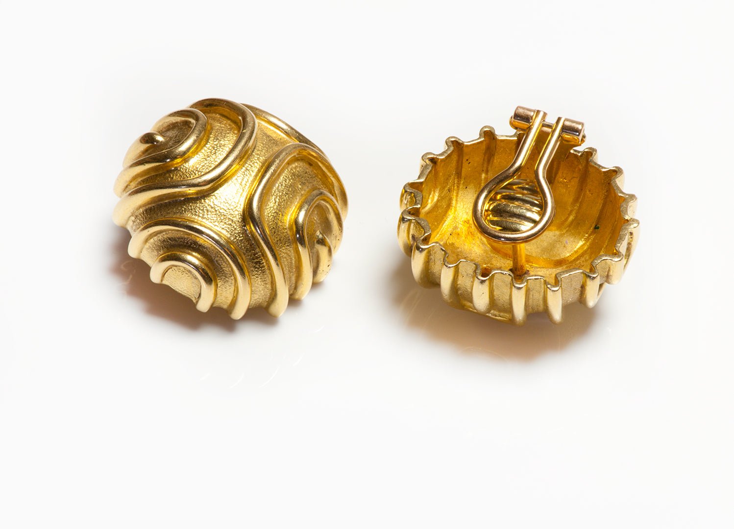 Vintage Tiffany & Co. 18K Yellow Gold Earrings