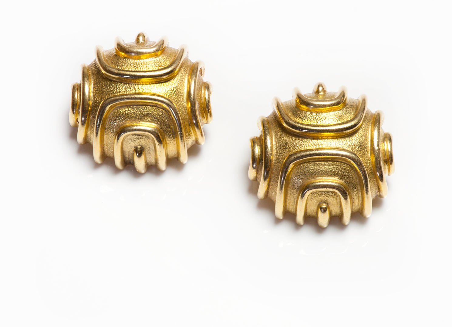 Vintage Tiffany & Co. 18K Yellow Gold Earrings