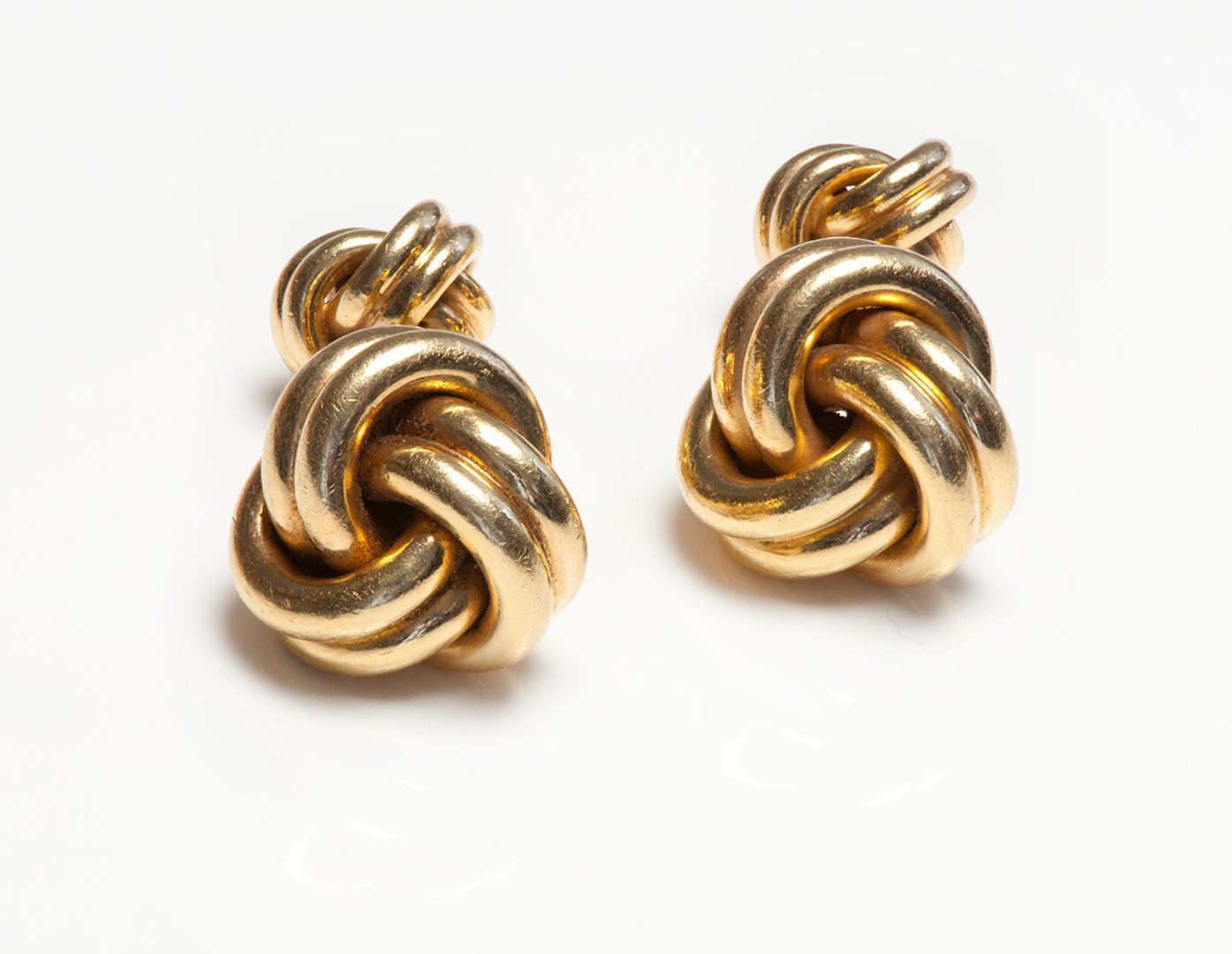 Vintage Tiffany & Co. Large Gold Knot Cufflinks