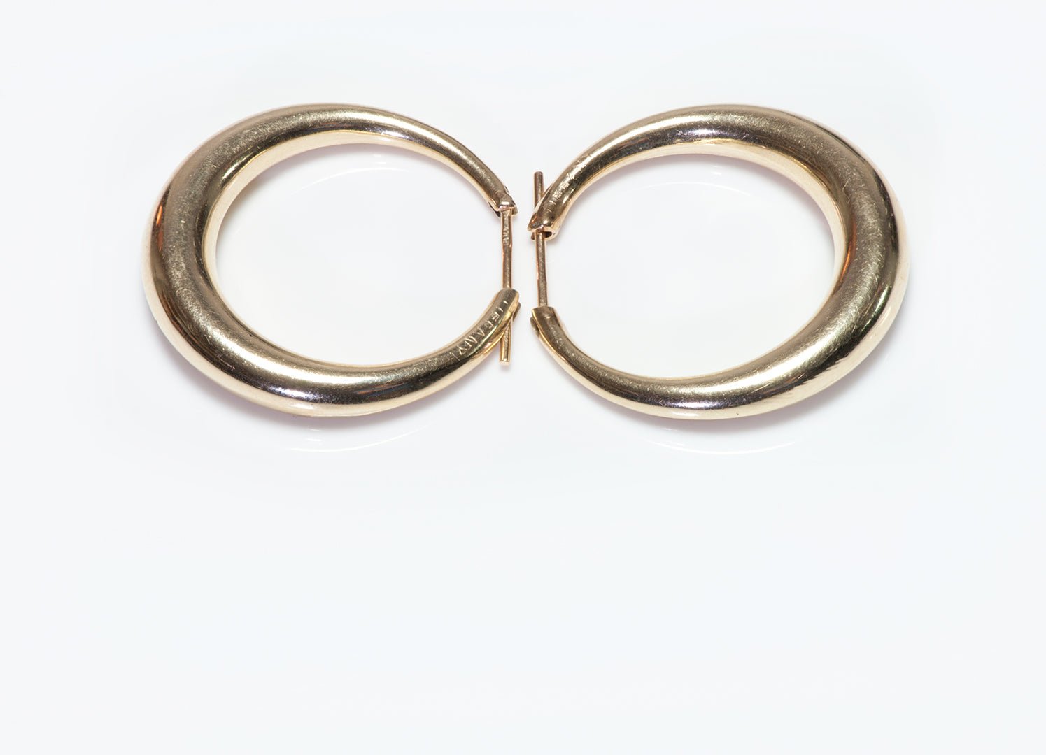 Vintage Tiffany & Co. Yellow Gold Hoop Earrings