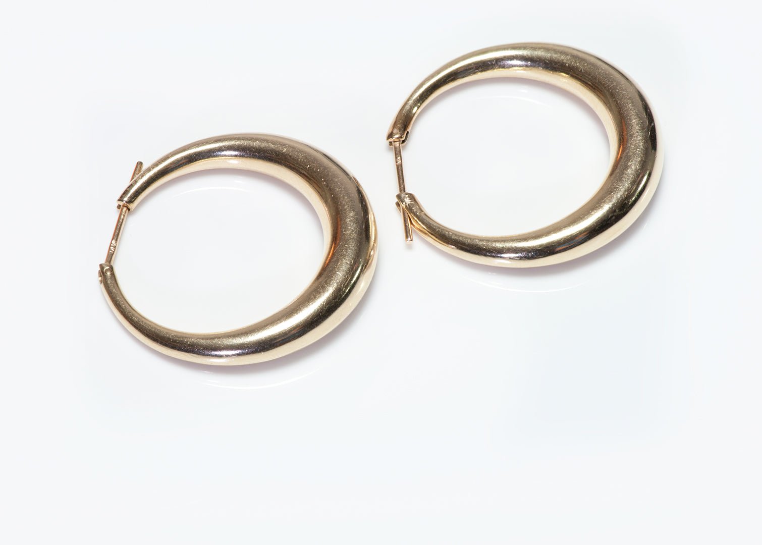 Vintage Tiffany & Co. Yellow Gold Hoop Earrings