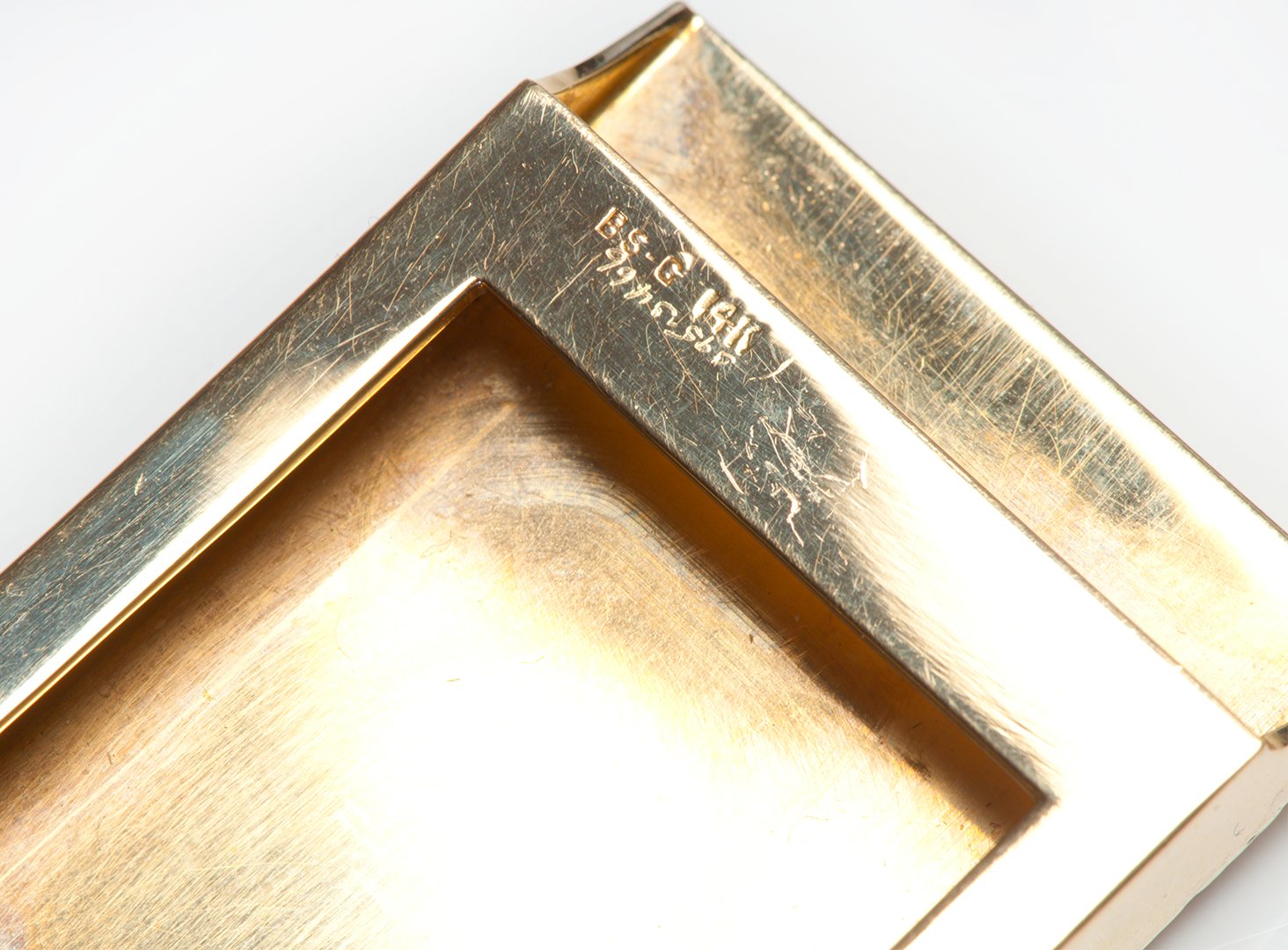 Vintage Two Tone Gold Belt Buckle