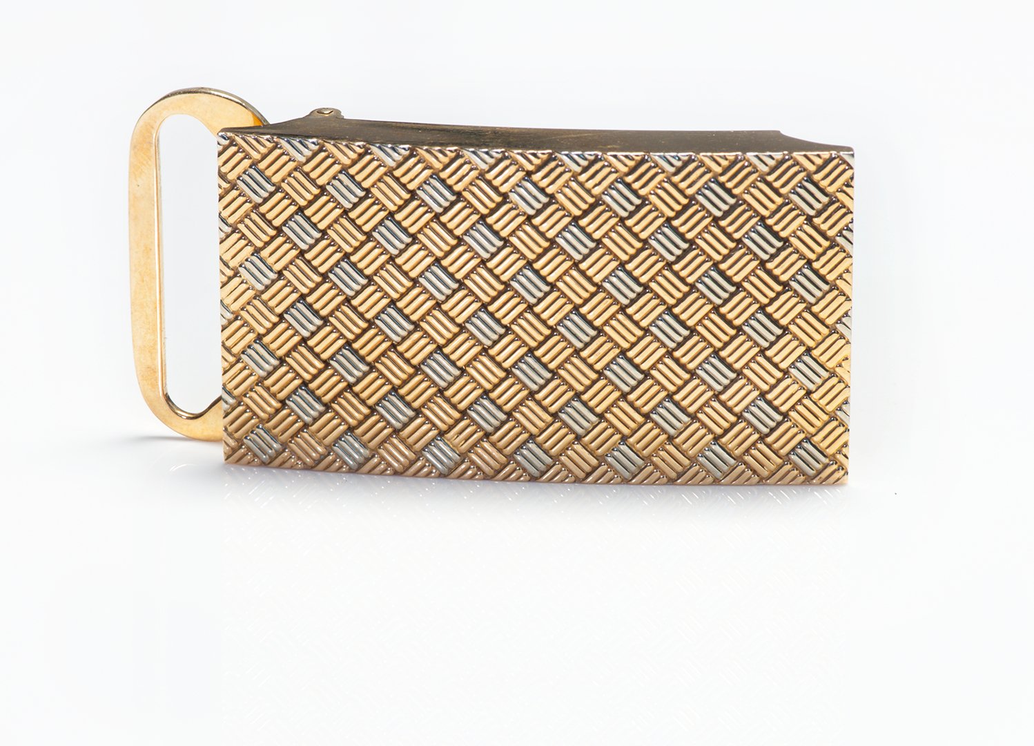Vintage Two Tone Gold Belt Buckle