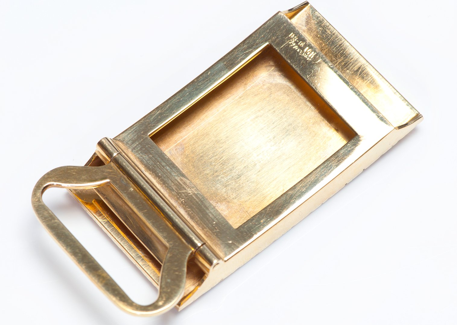 Vintage Two Tone Gold Belt Buckle
